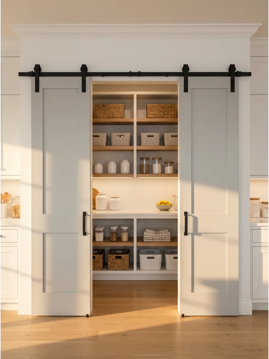 25. Double Sliding Pantry Doors