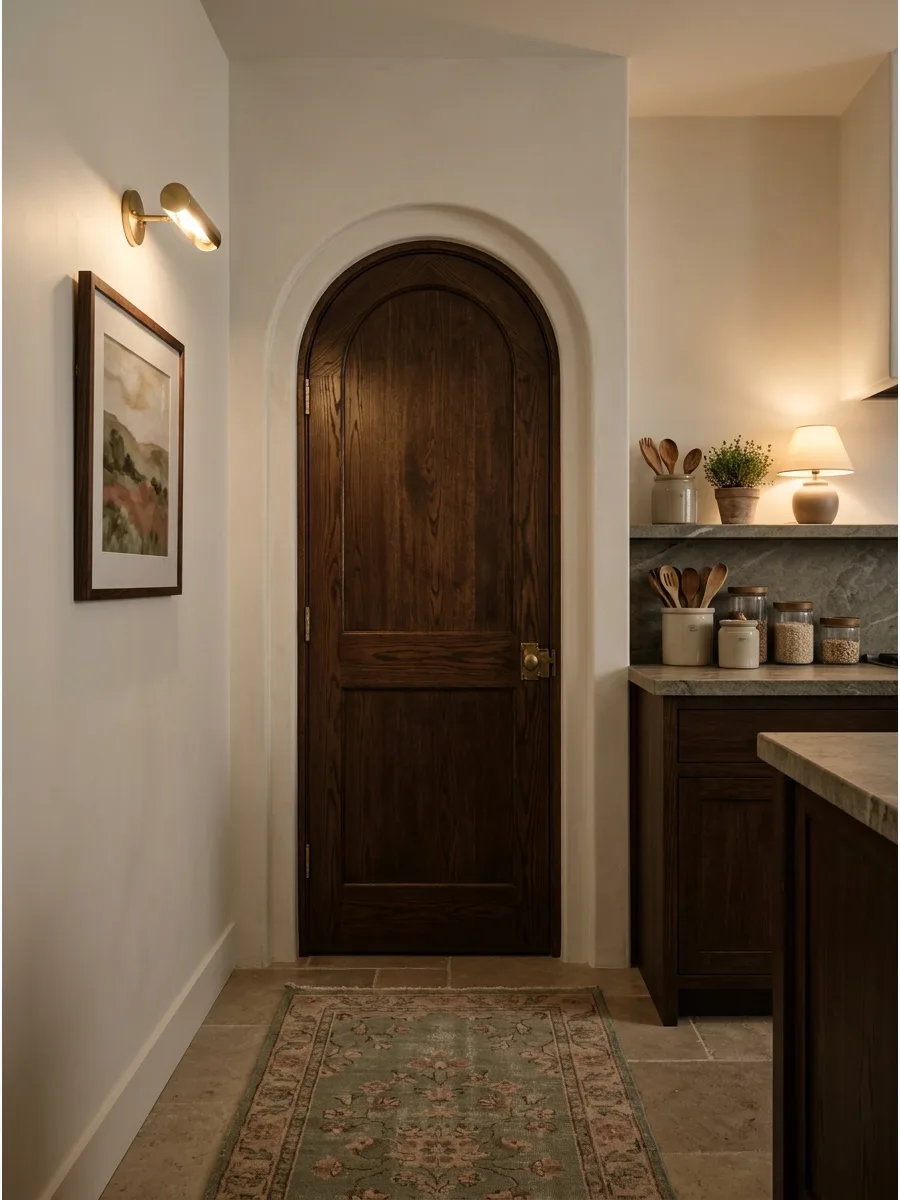 28. Arched Pantry Door