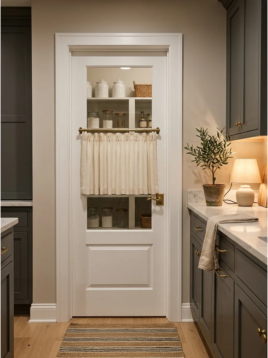 29. Tiered Linen Pantry Door Screen
