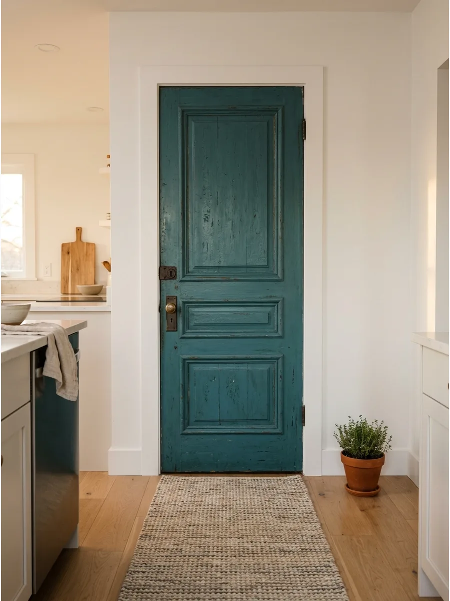 32. Vintage Pantry Door