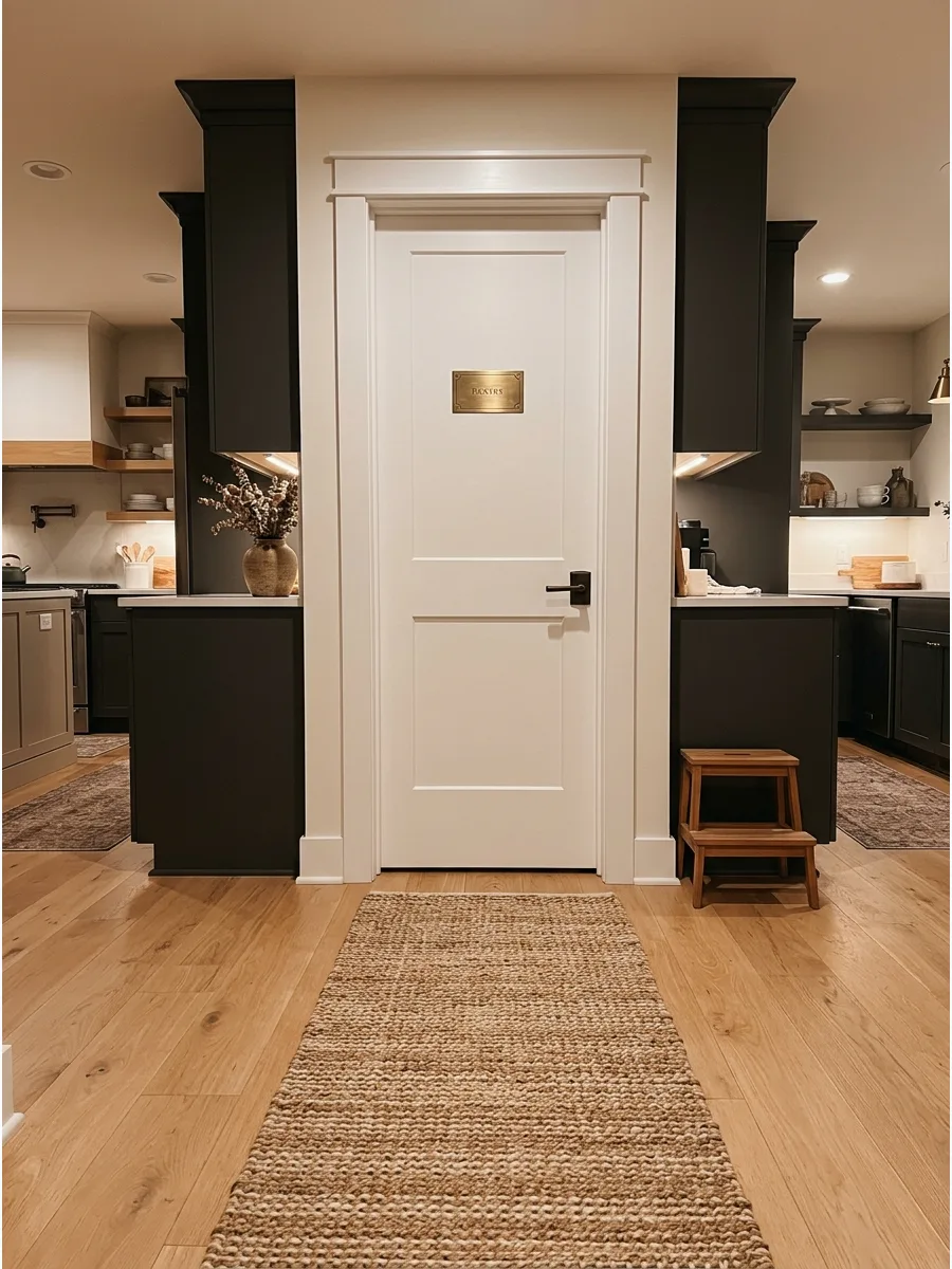 33. Pantry Door With Label Sign
