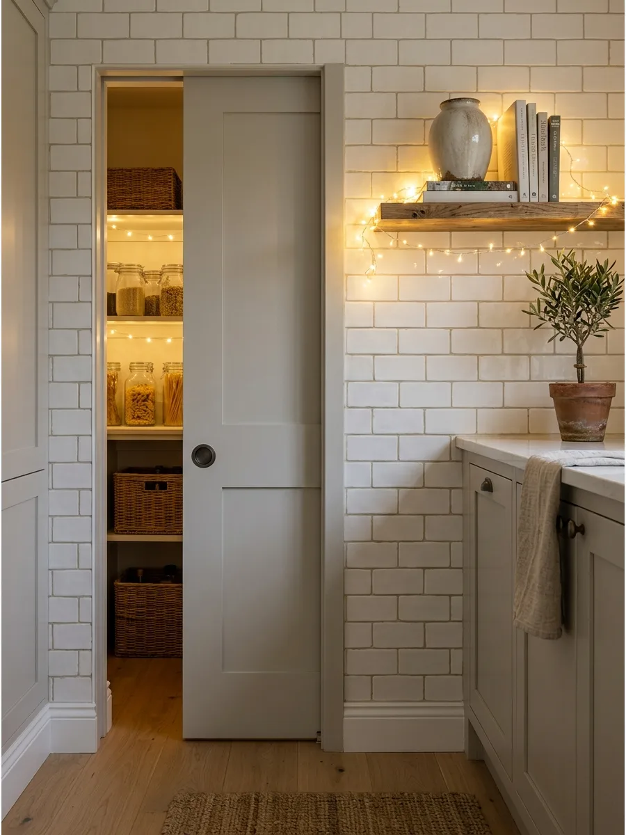 4. Pocket Pantry Door