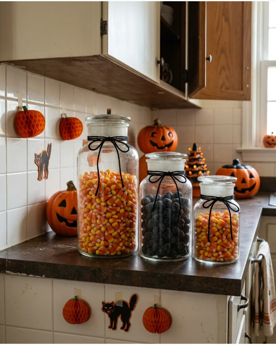 38. Old-Fashioned Candy Jar Collection