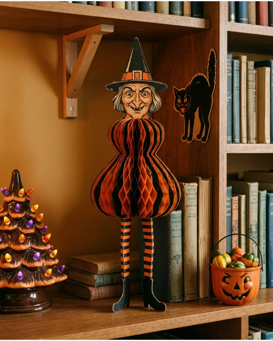 4. Accordion-Fold Paper Witches