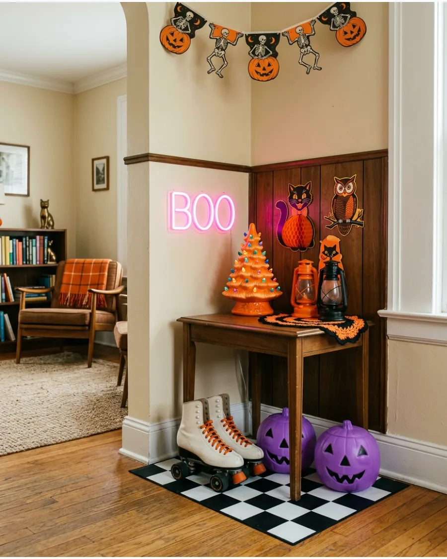 42. Roller-Rink Halloween Corner