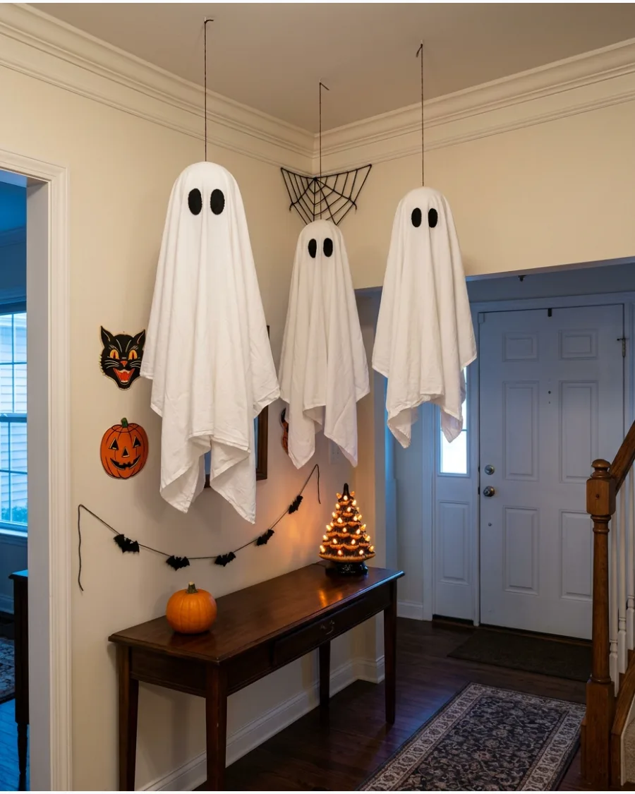 44. Handmade Sheet Ghosts
