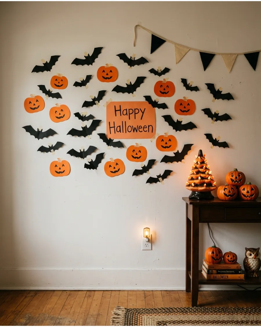49. ’90s Homemade Halloween Wall