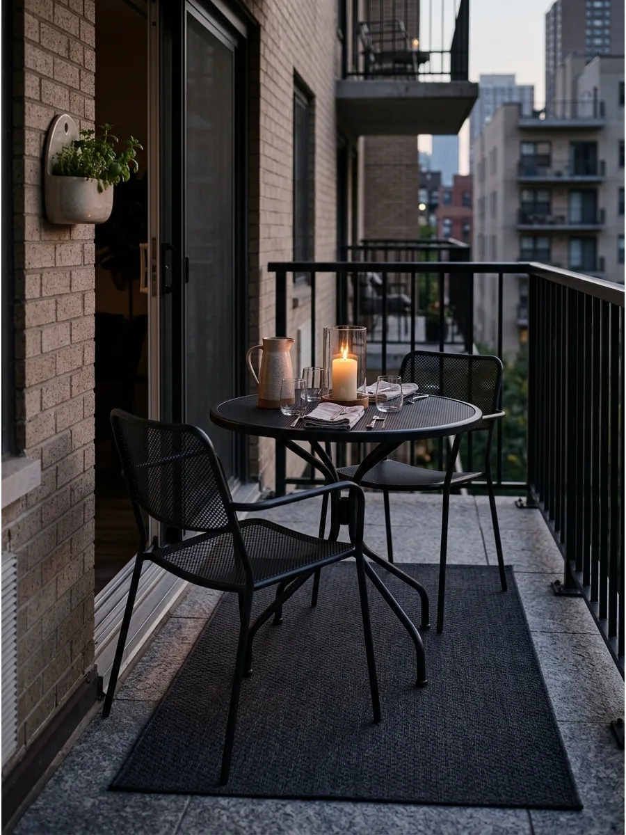 1. Bistro Table Balcony