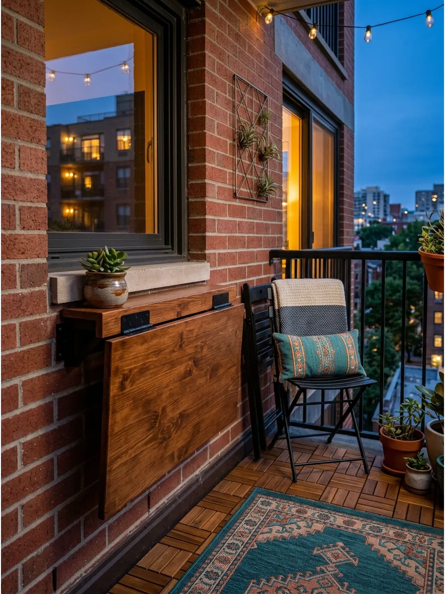 11. Folding Wall Table