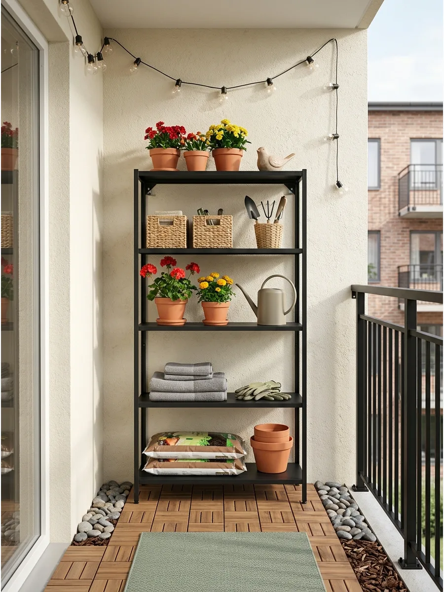 16. Vertical Storage Rack