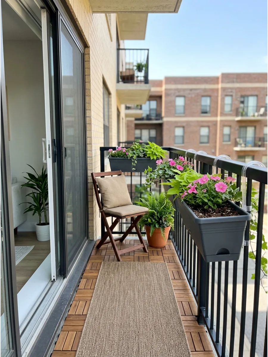 23. Railing Planter Balcony