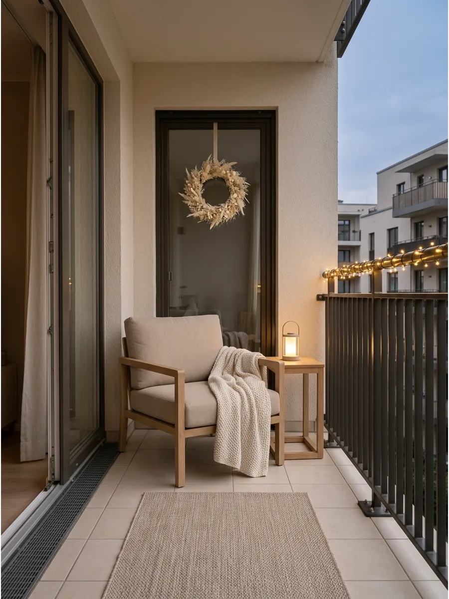 34. Warm Neutral Balcony