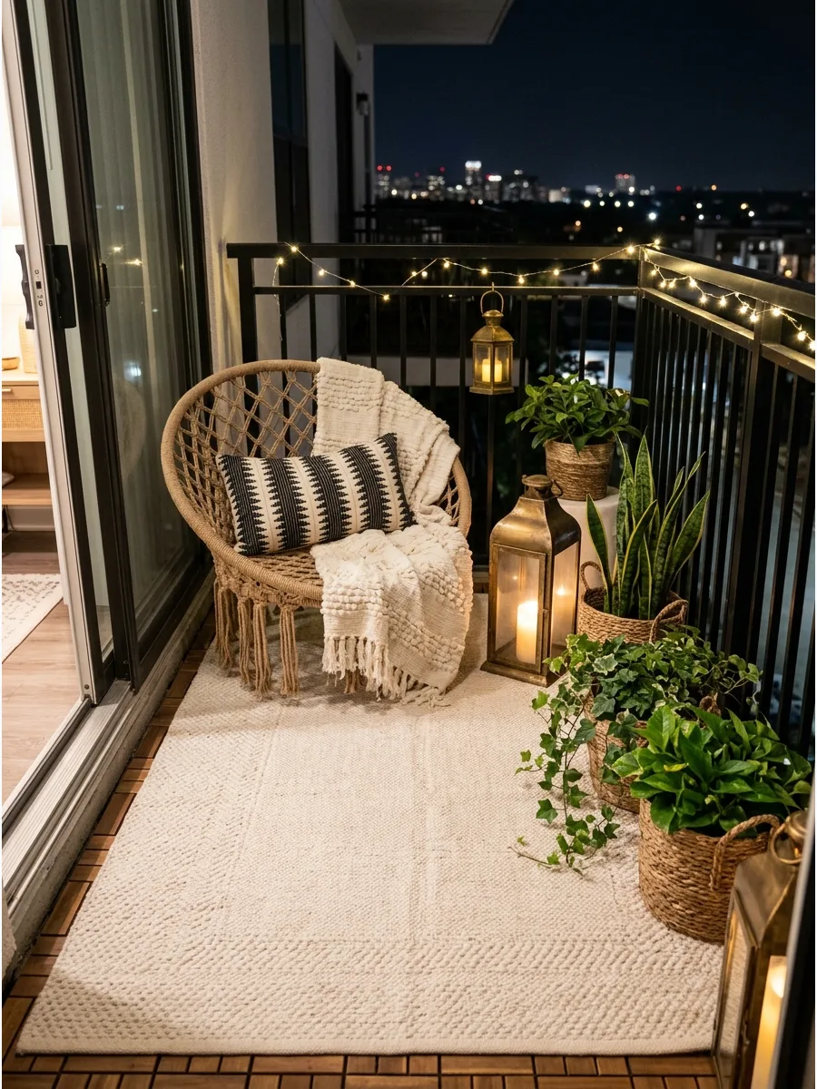 38. Boho Balcony