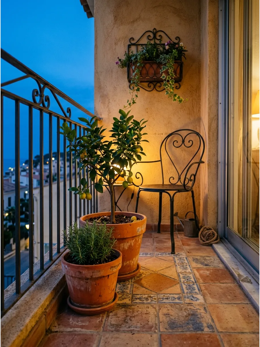 40. Mediterranean Balcony