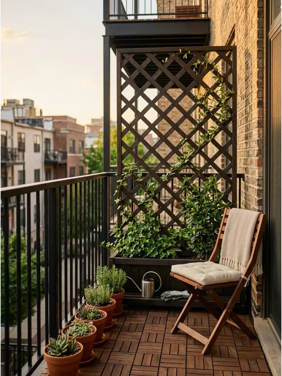 43. Trellis Privacy Wall