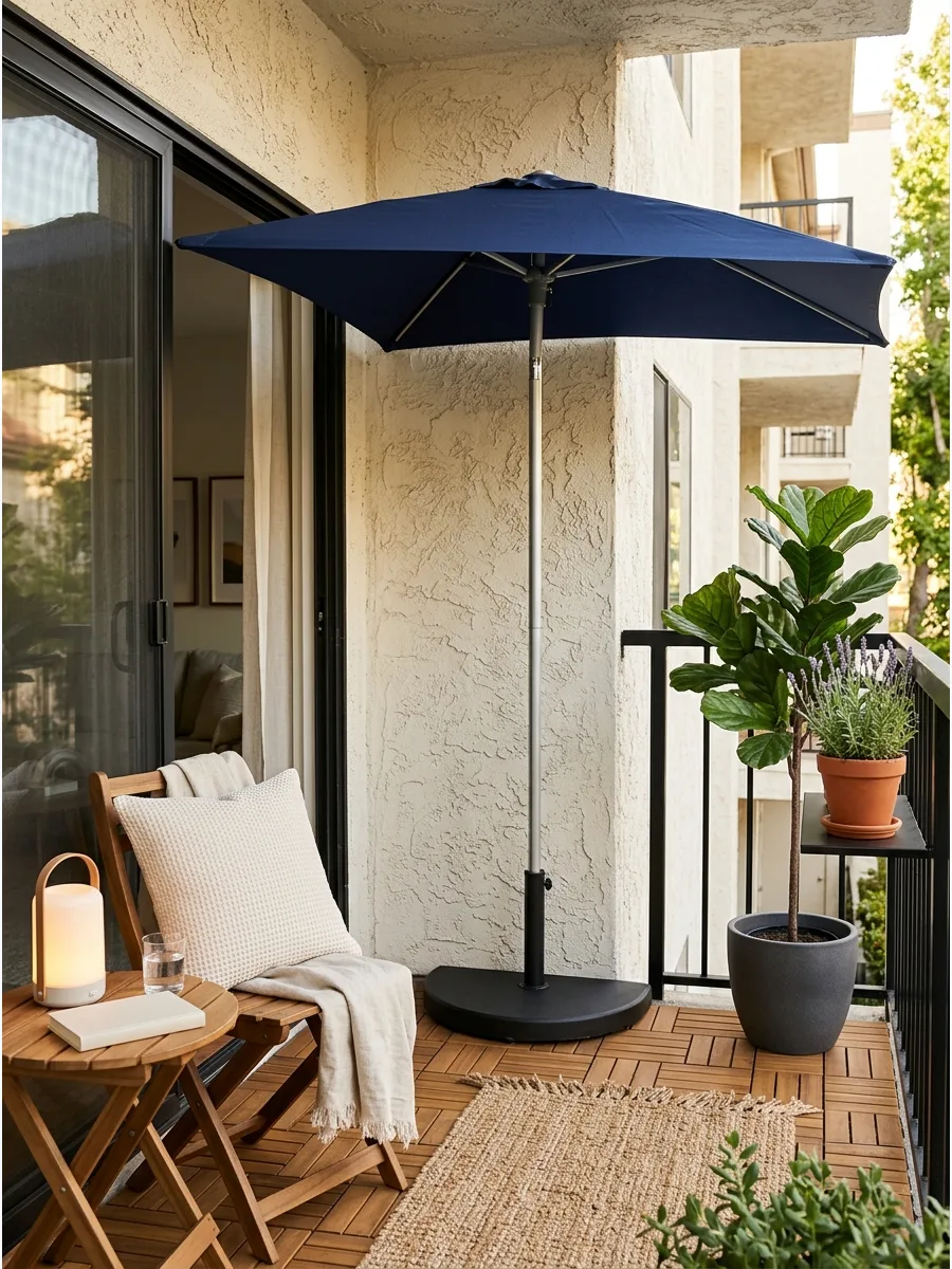 45. Small Balcony Umbrella