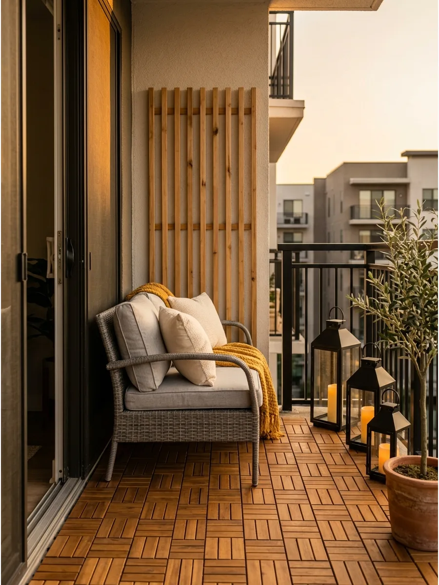 7. Small Outdoor Loveseat