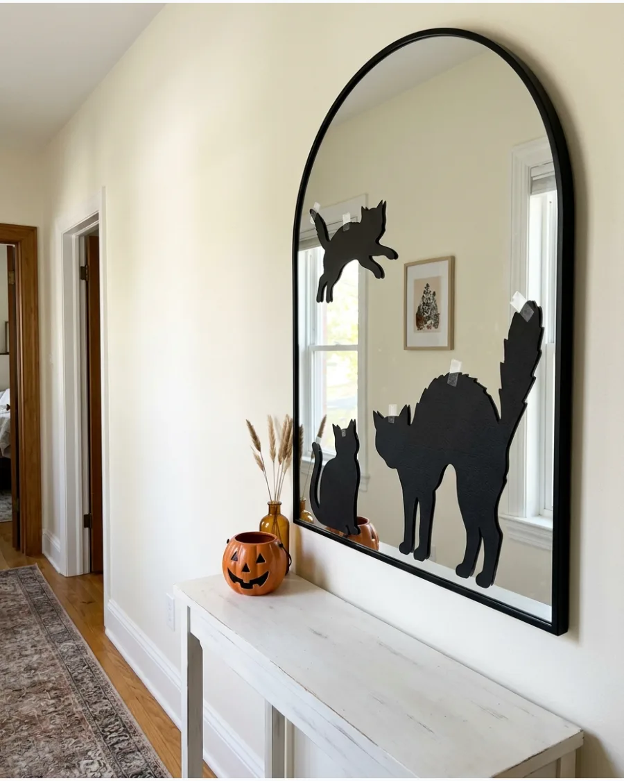 1. Vintage Black Cat Paper Cutouts