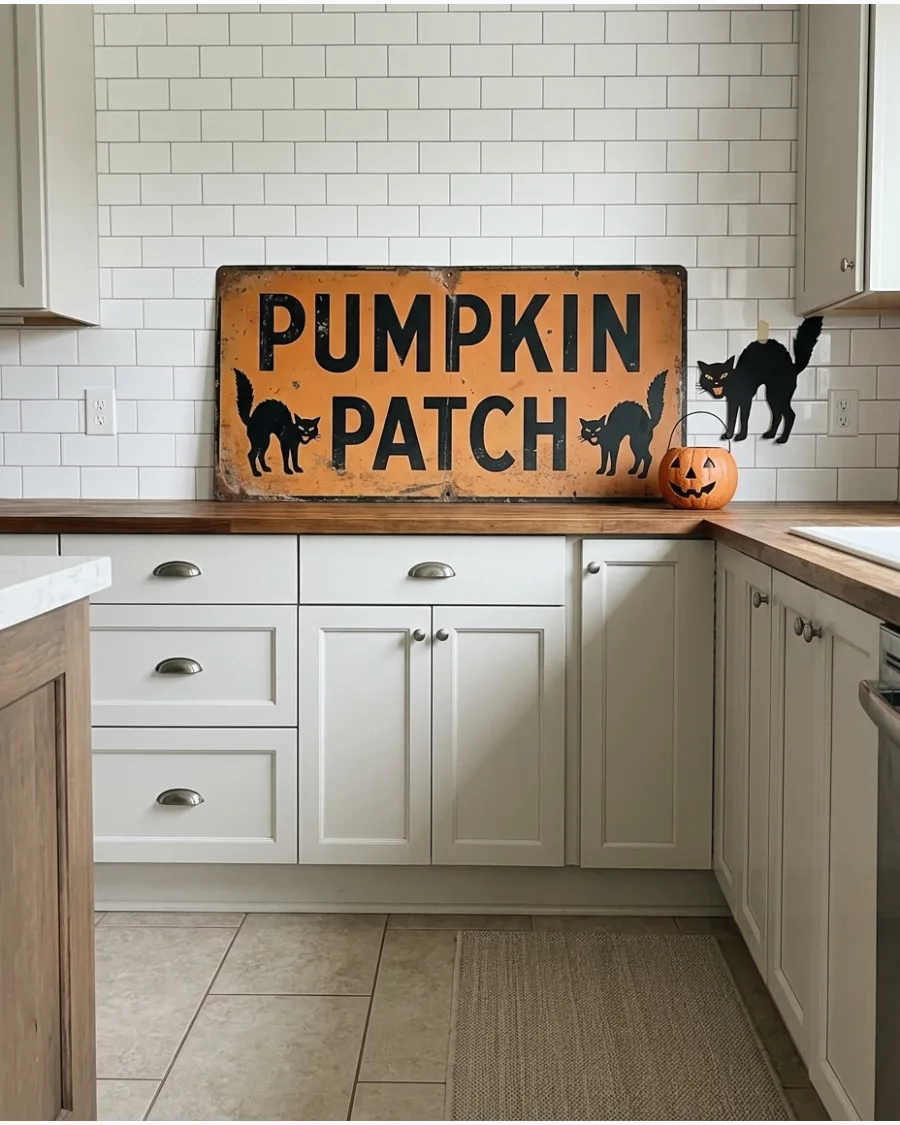 10. Antique Halloween Advertising Signs