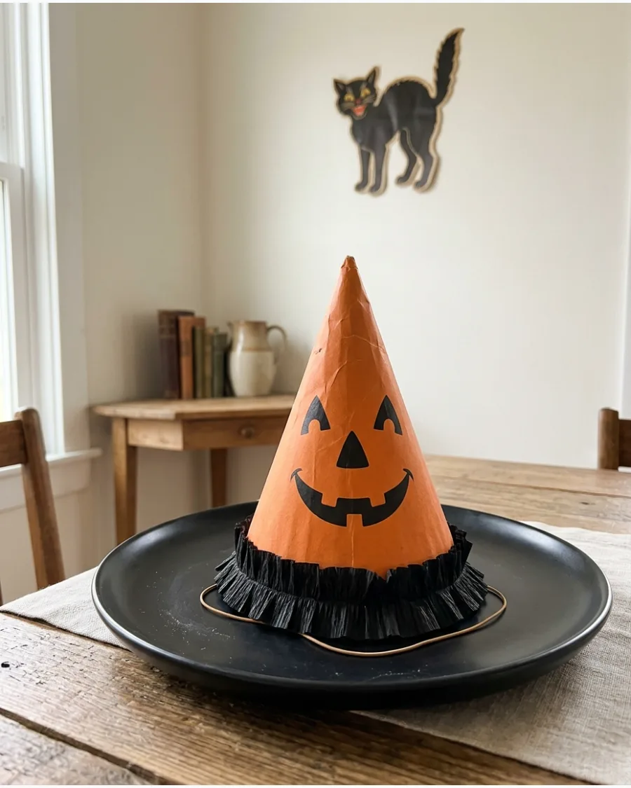 29. Vintage Halloween Party Hats