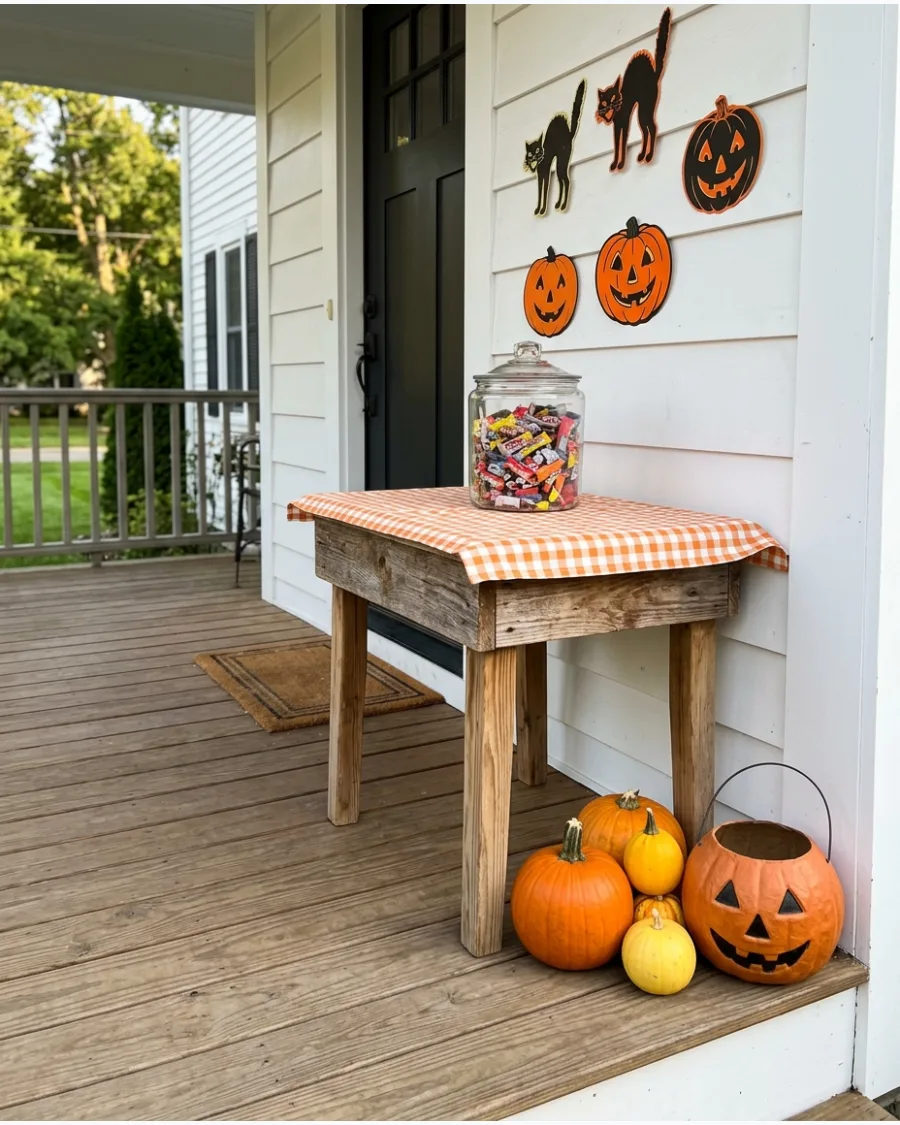 35. Old-Fashioned Trick-or-Treat Station
