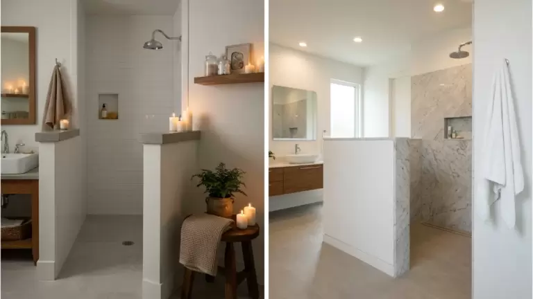 32 Walk-In Shower With Wall No Door Ideas