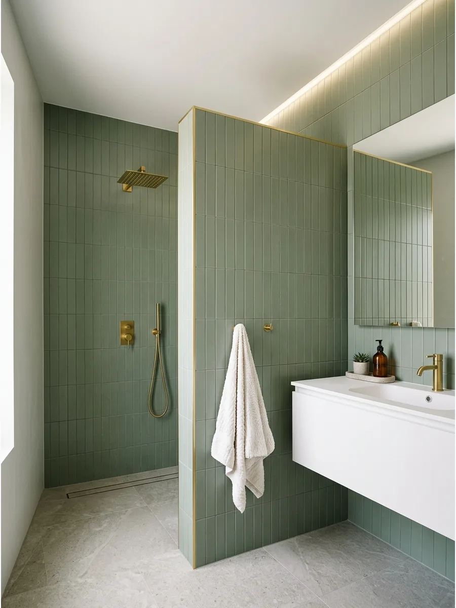 11. Shower Wall Behind Vanity
