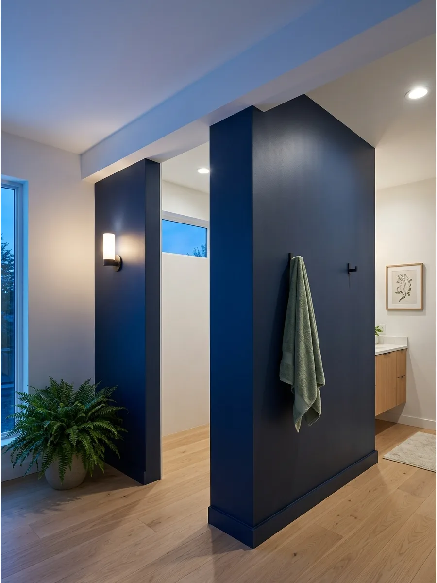 28. Secluded Entry Privacy Wall