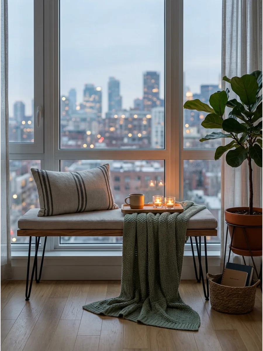 10. Apartment Window Reading Nook