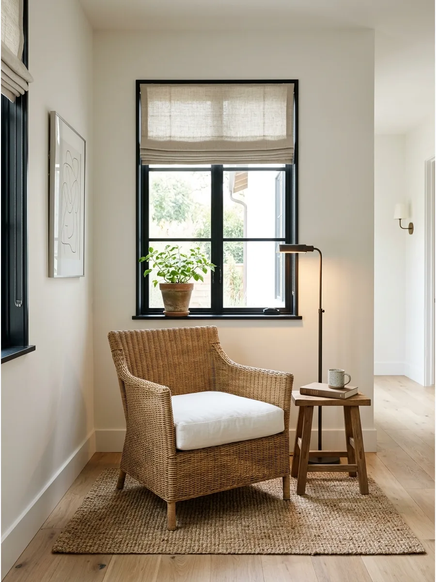 22. Organic Modern Reading Nook