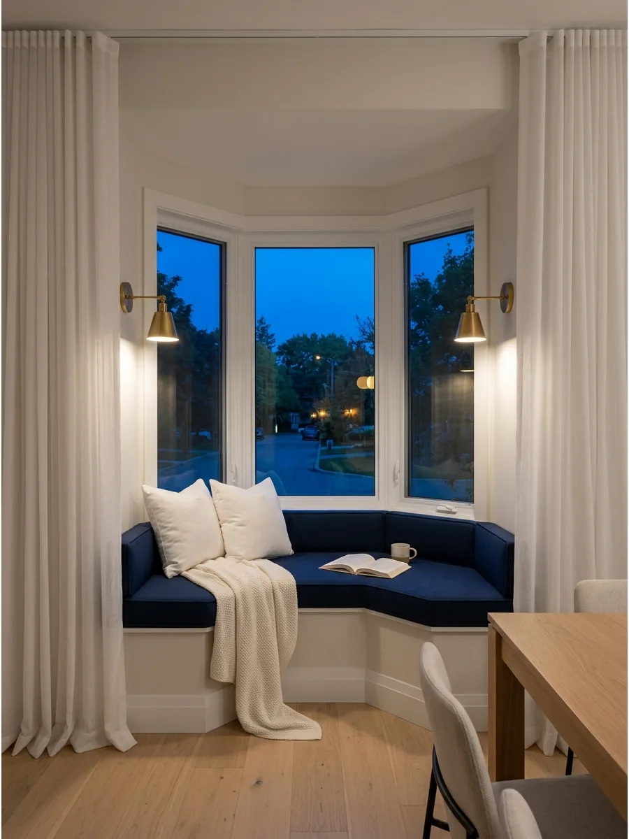 3. Bay Window Reading Nook