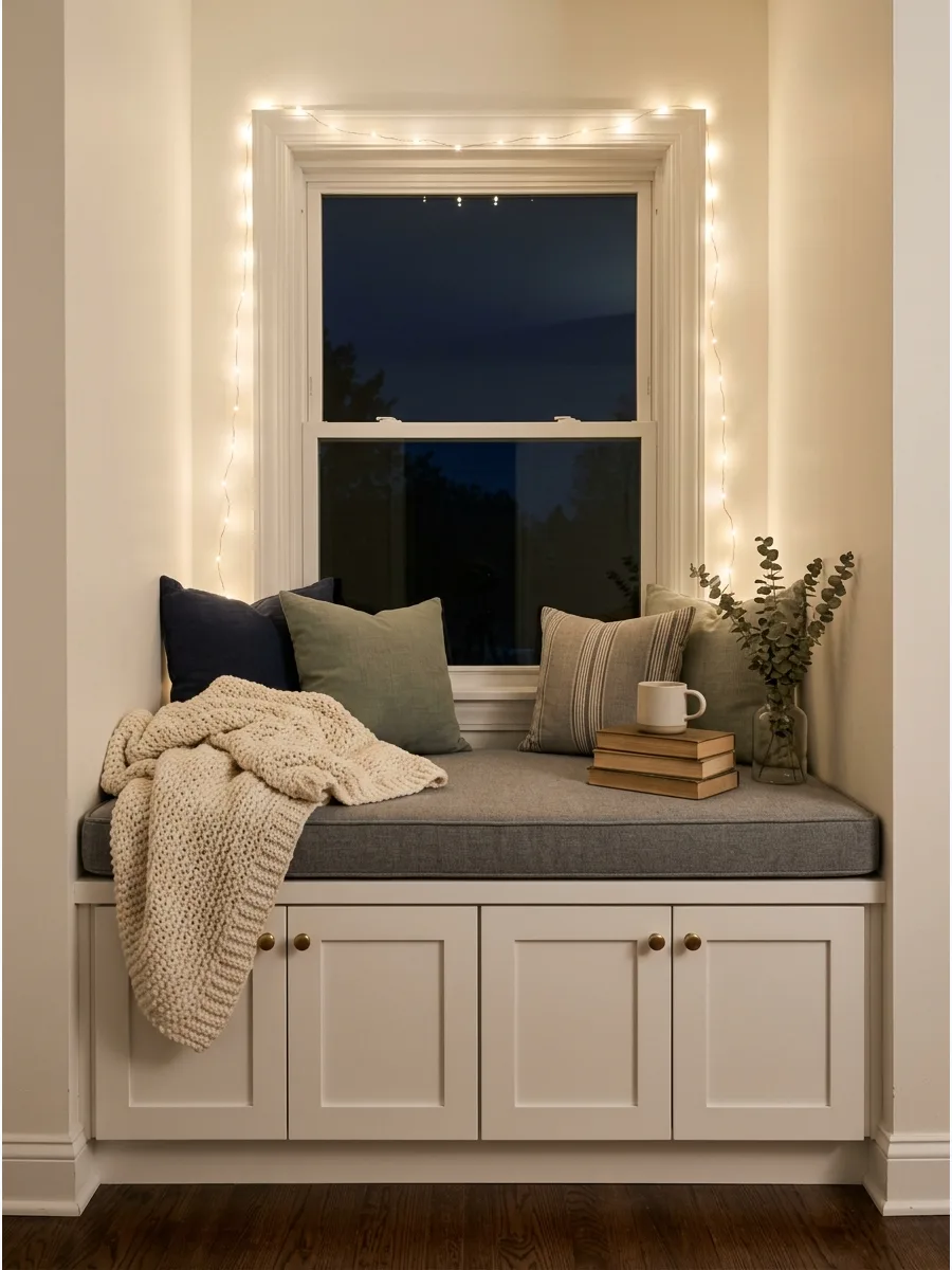41. Window Nook Built-In Cabinets