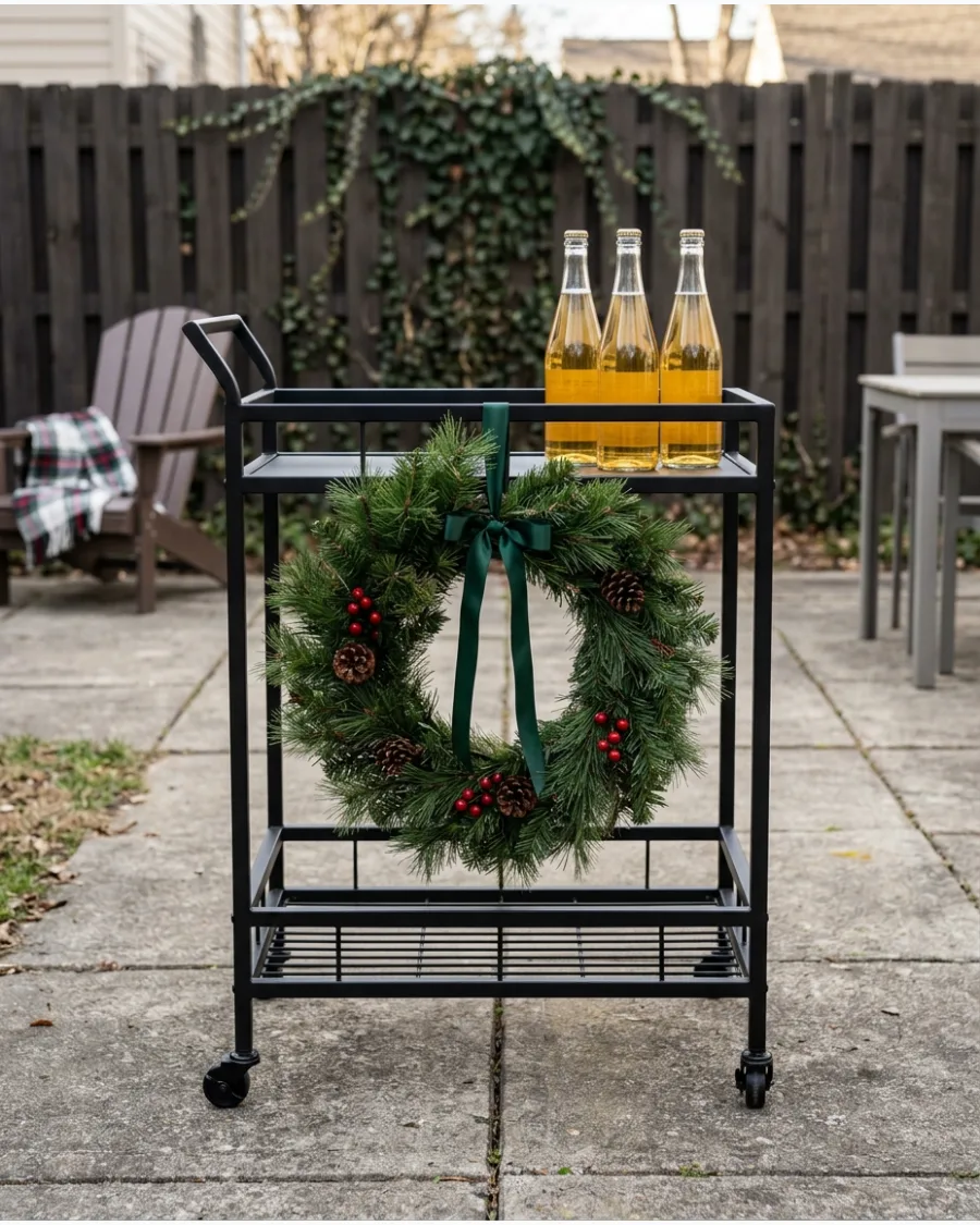 45. Christmas Outdoor Bar