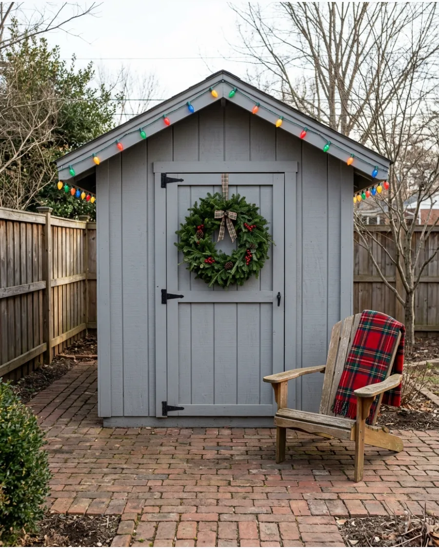 57. Vintage Christmas Backyard
