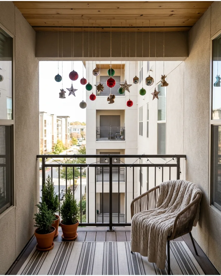 57. Hanging Ornament Balcony Ceiling