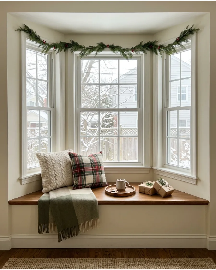 15. Christmas Morning Bay Window Seat