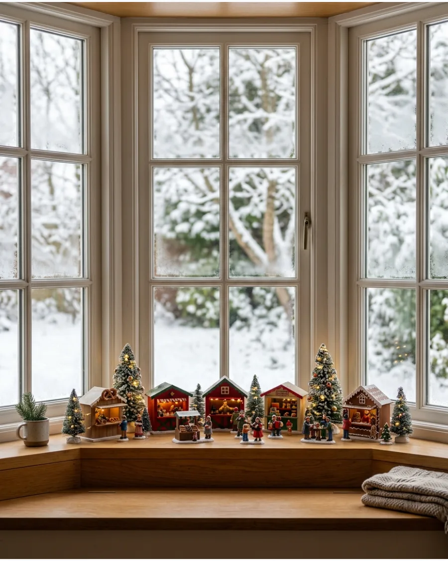 22. Mini Christmas Market Window Display