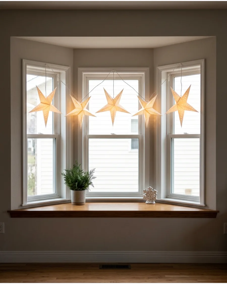 28. Illuminated Paper Stars