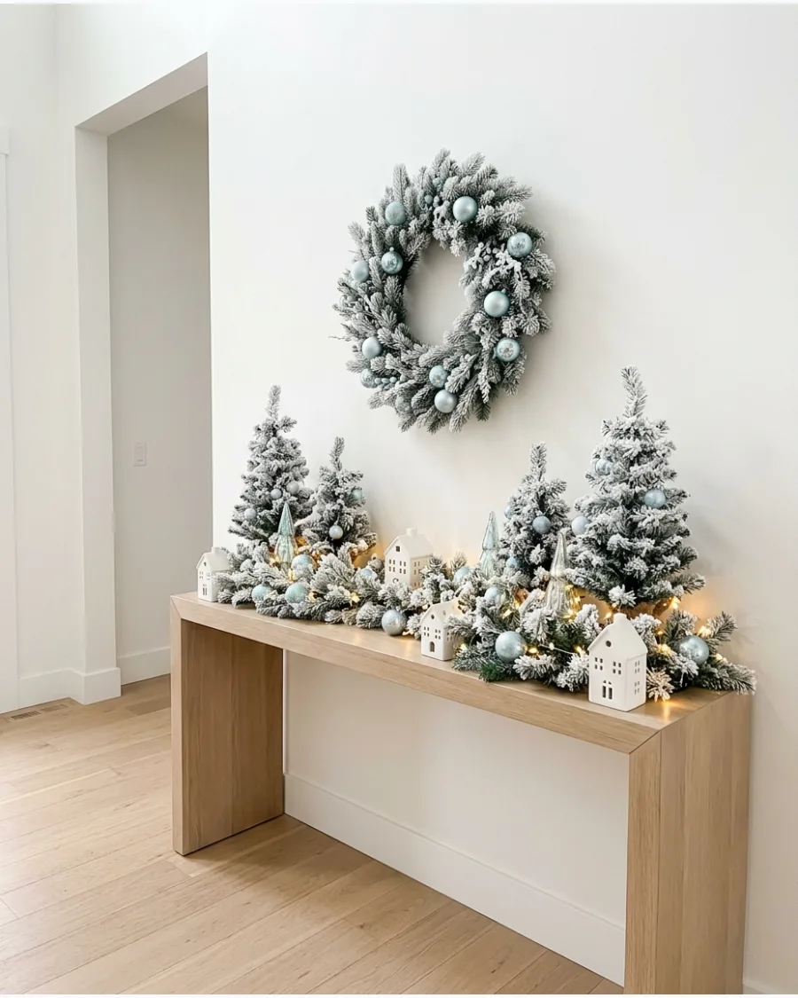 41. Frosted Blue and White Entryway