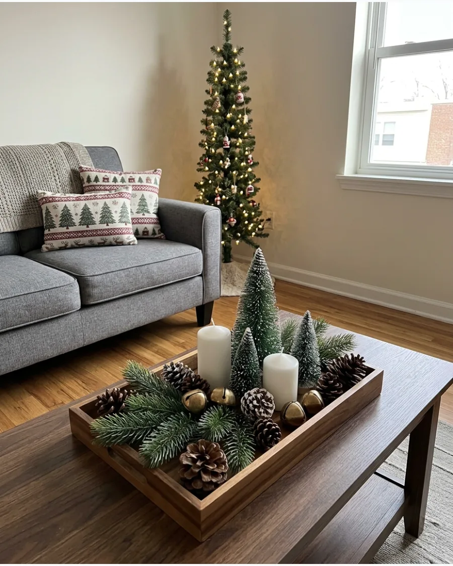 15. Christmas Coffee Table Tray