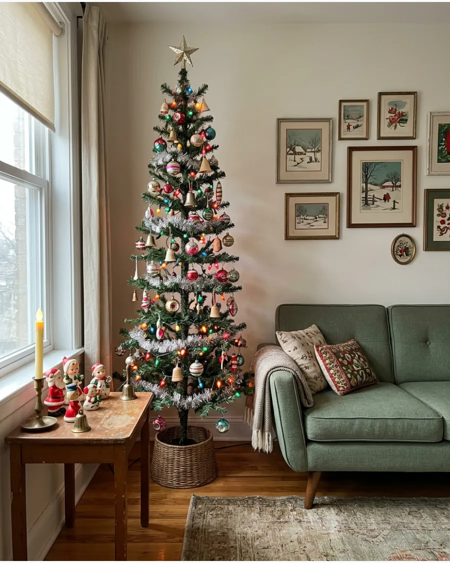 53. Vintage Nostalgic Christmas Apartment