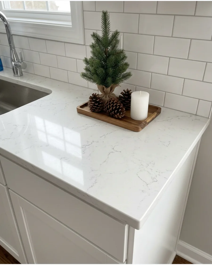 1. Mini Christmas Tree Countertop Tray