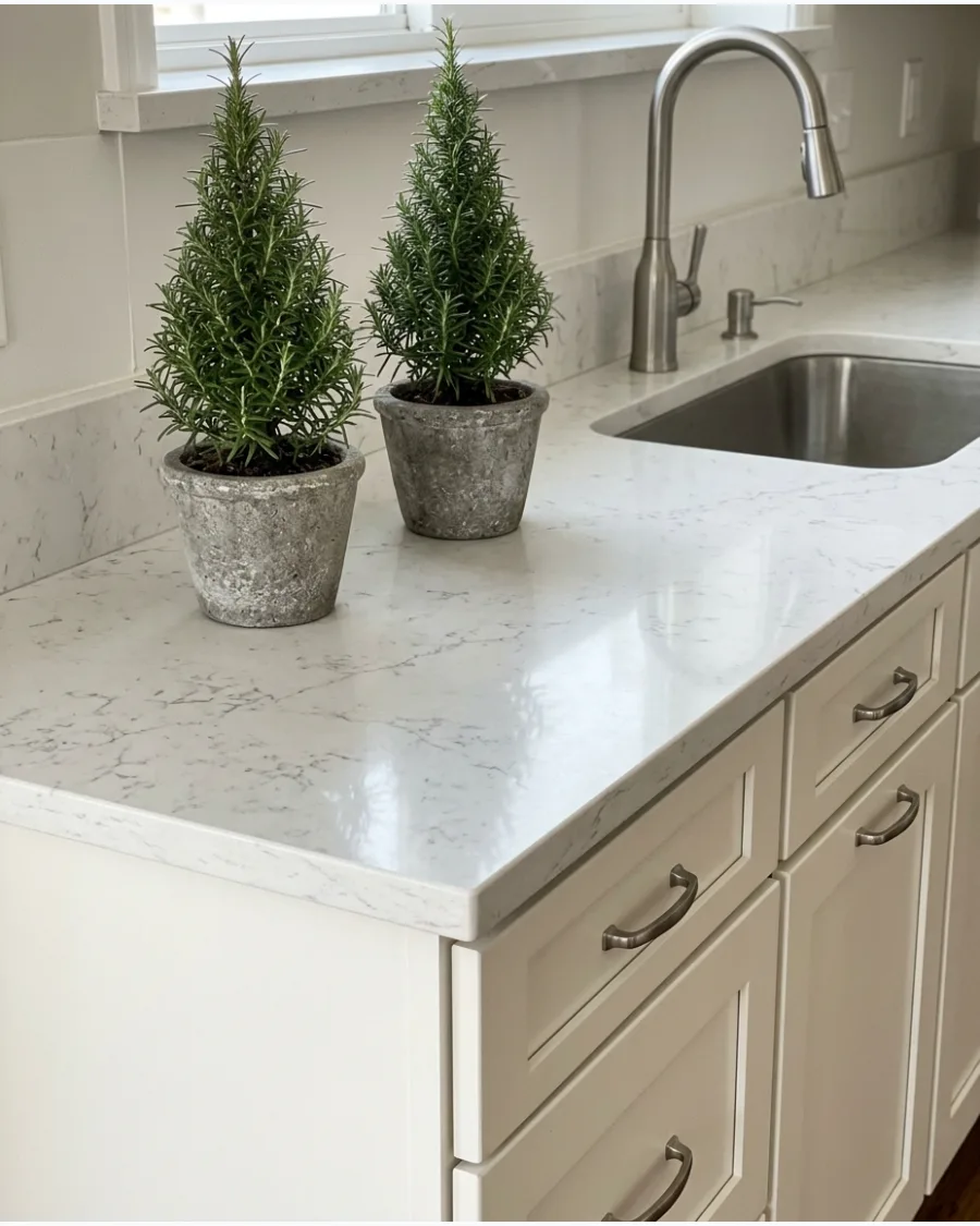 22. Rosemary Christmas Tree Countertop Pots