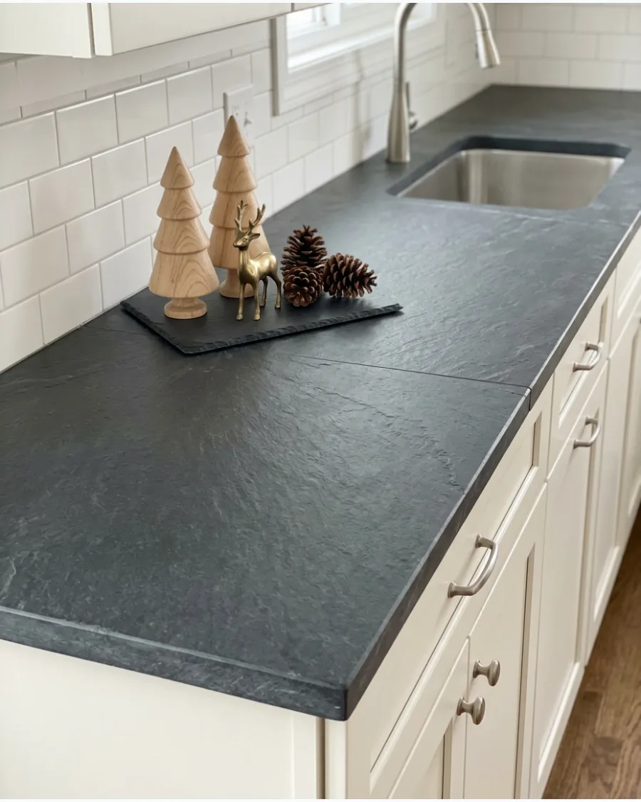 24. Woodland Christmas Countertop Arrangement