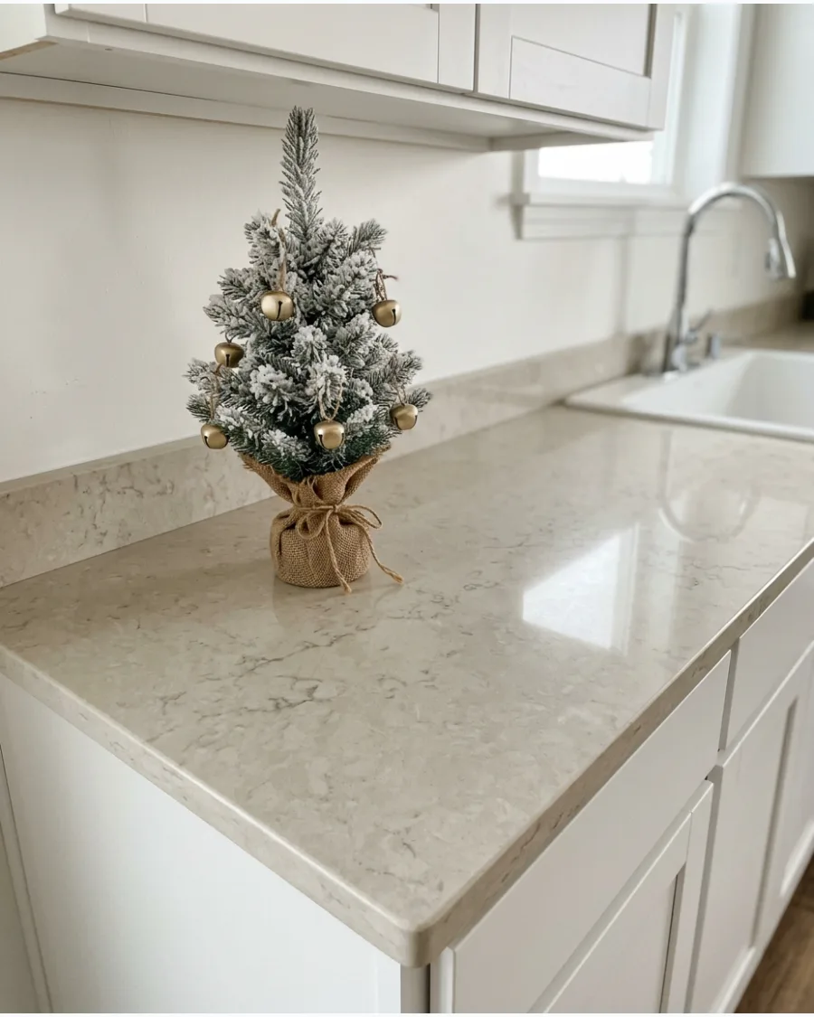 26. Small Flocked Christmas Tree