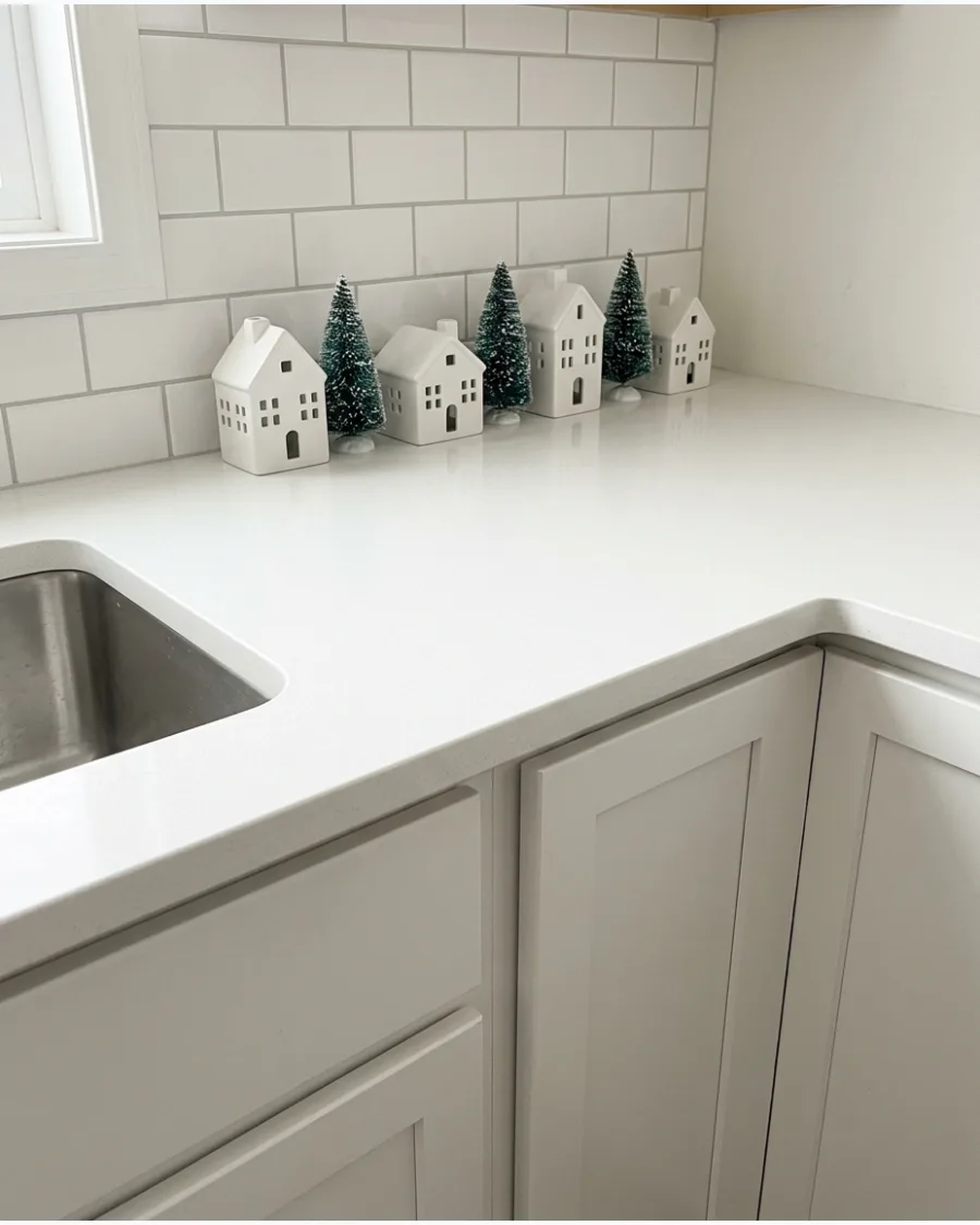 30. White Ceramic House Village
