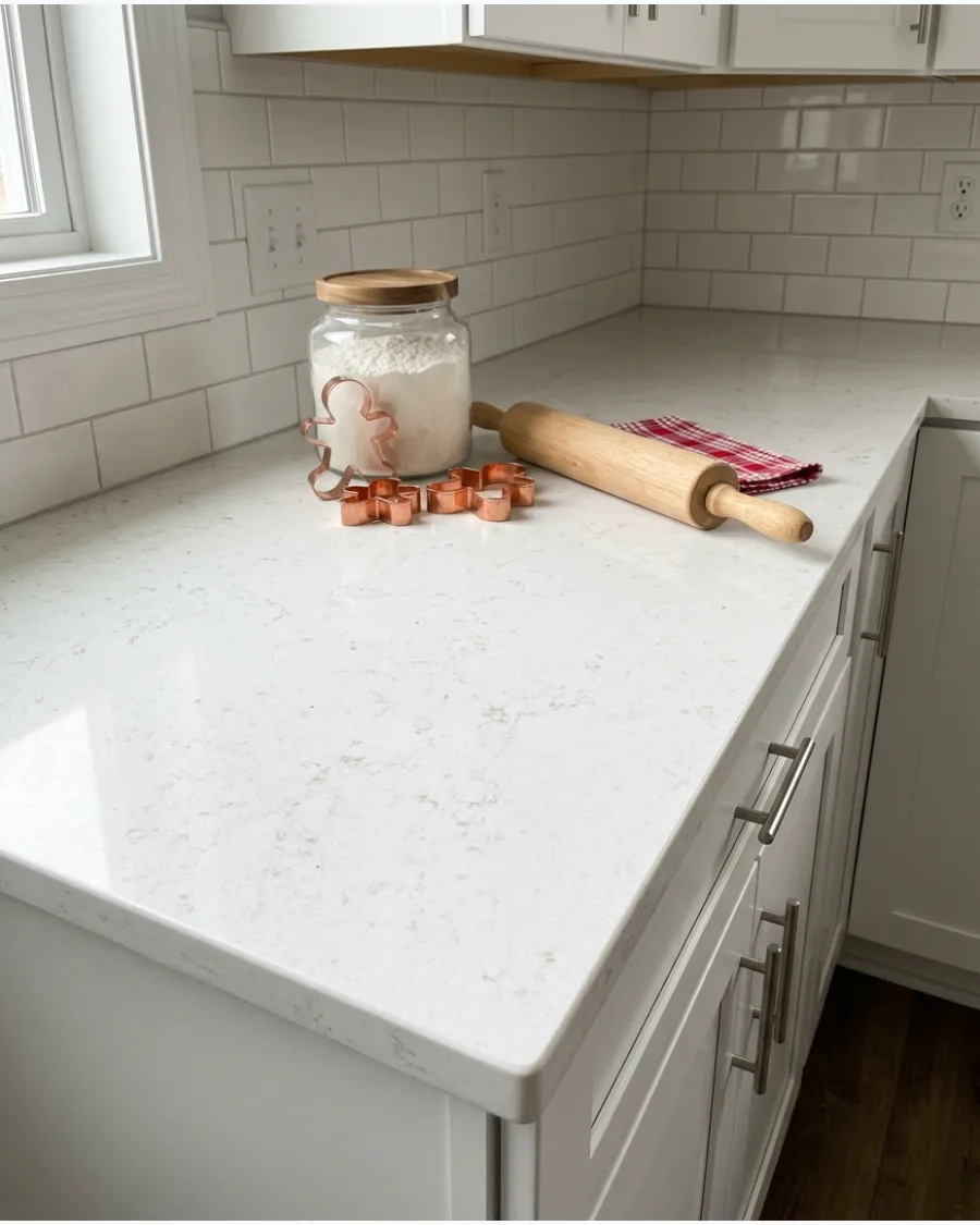 35. Gingerbread Baking Counter Display