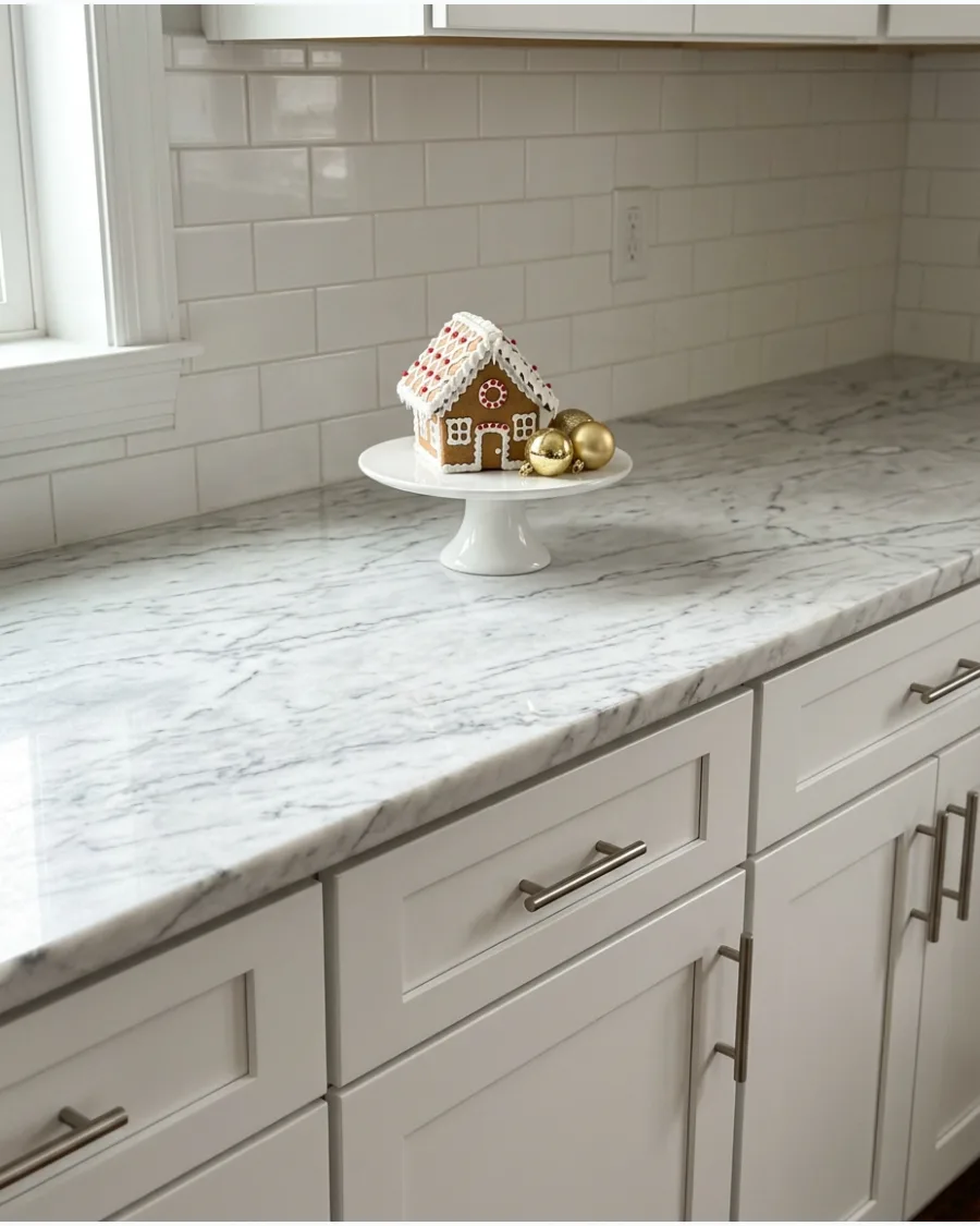39. Christmas Cake Stand Display