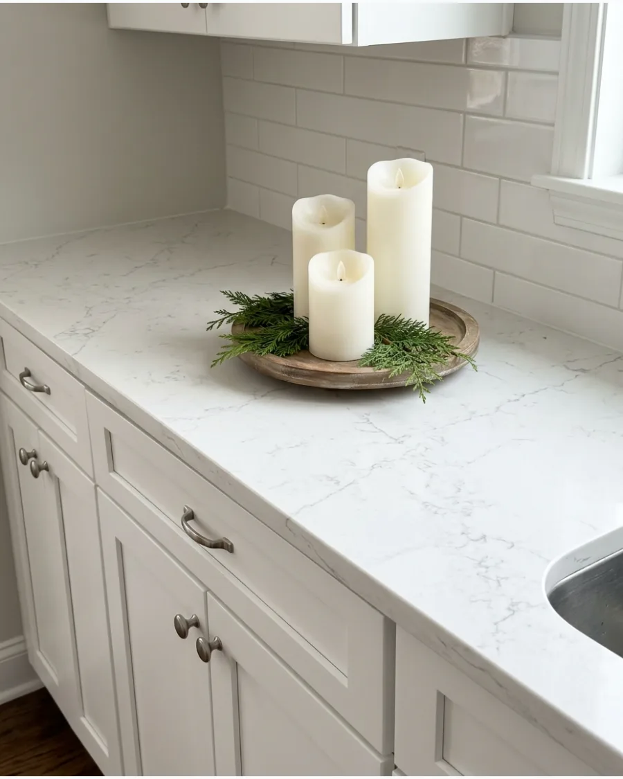 51. Flameless Candle Christmas Counter