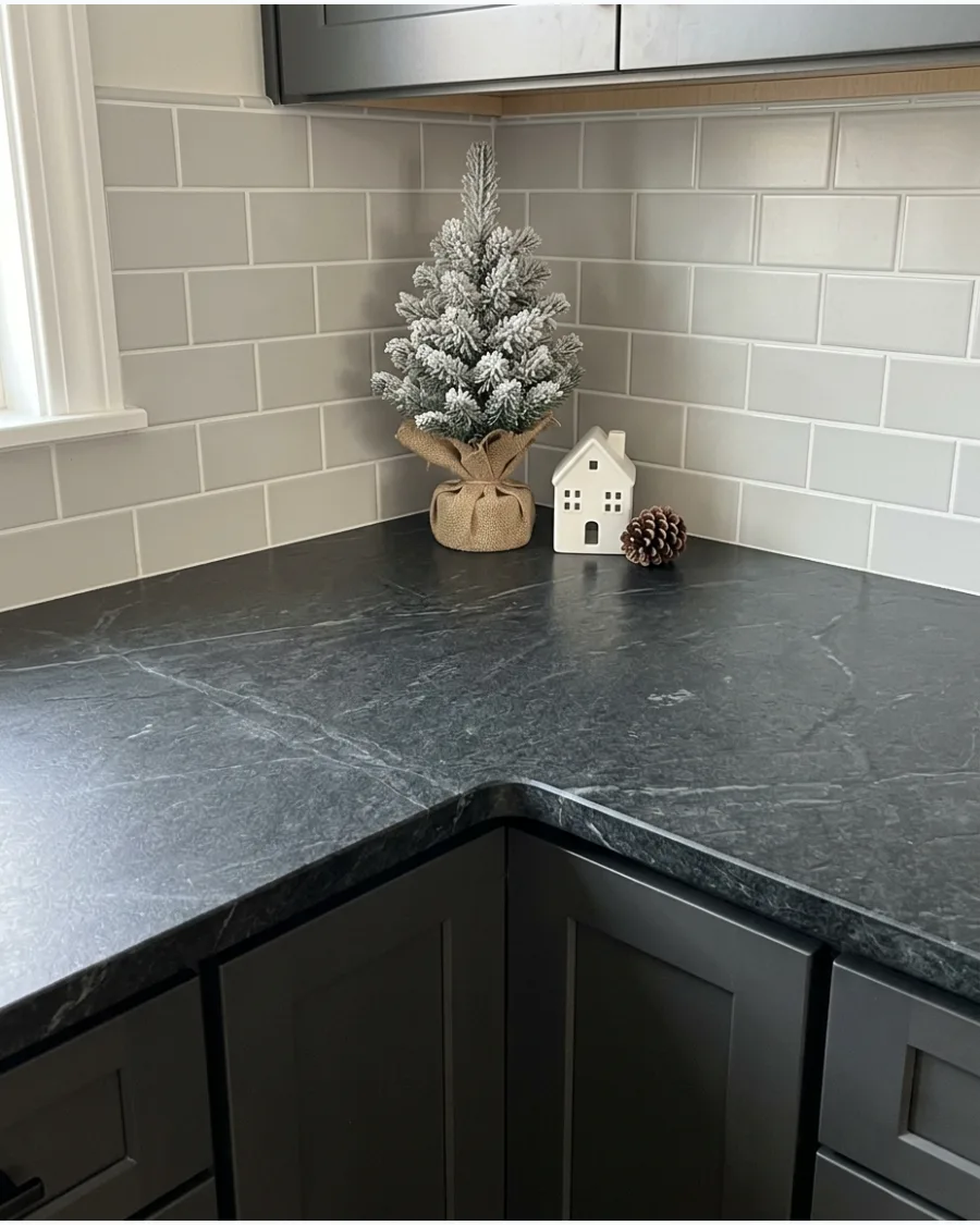 54. One-Corner Christmas Countertop Display